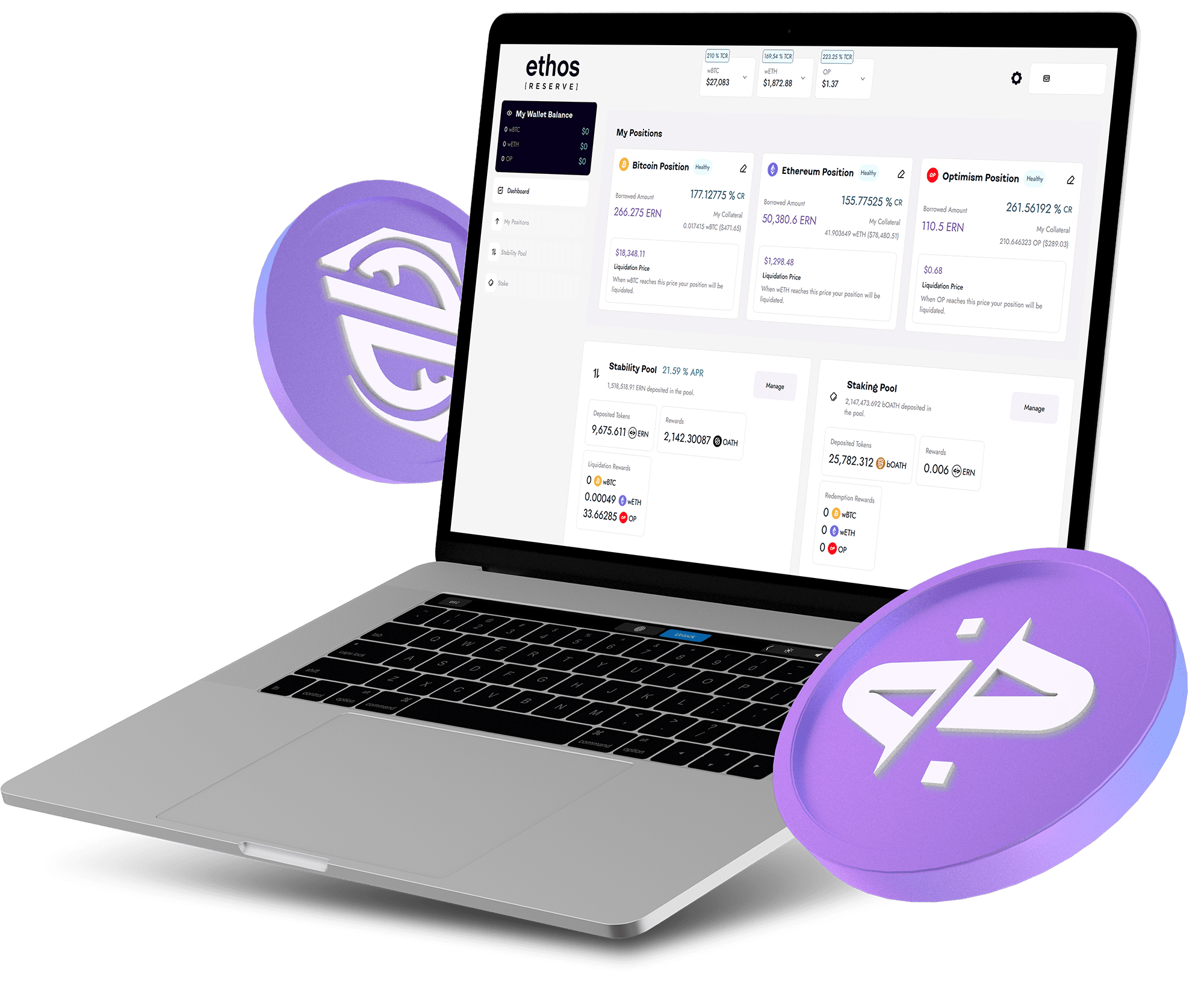 Ethos Reserve Dashboard